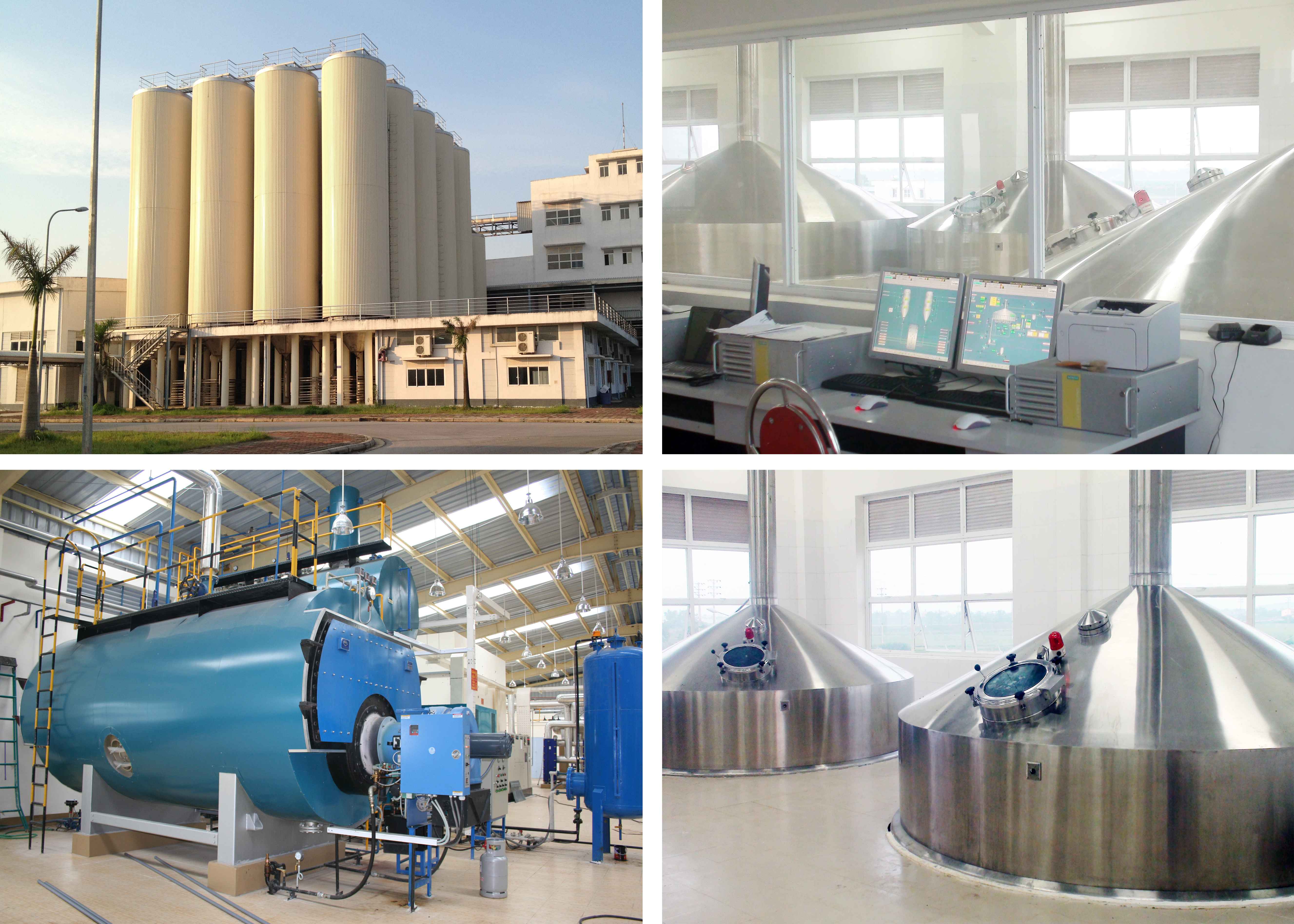 Sai Gon – Phu Tho Brewery with capacity 50 million liters per year was manufactured and installed by ERESSON VN – EPC contract